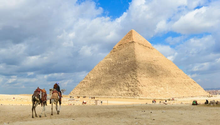 The pyramids of Giza