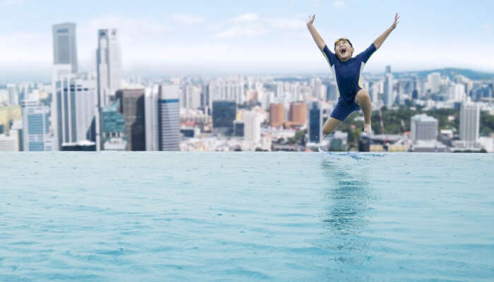 Infinity pool in Singapore