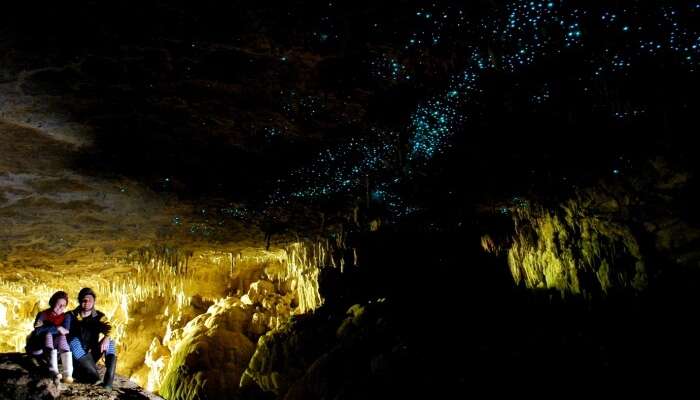 glowing caves of Waitomo, New Zealand