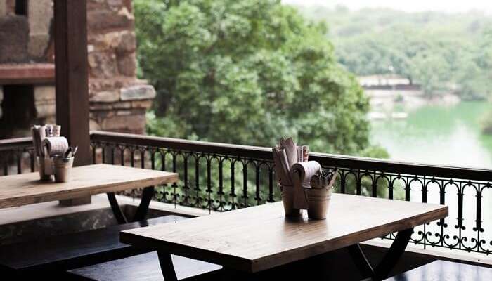 dine at the chic Hauz Khas Social cafe