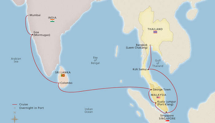 Mumbai To Bangkok On A Cruise 16 Days 5 Countries An Incredible Experience