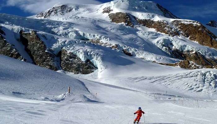 Отправляйтесь летом на лыжах в Саас-Фе, Швейцария