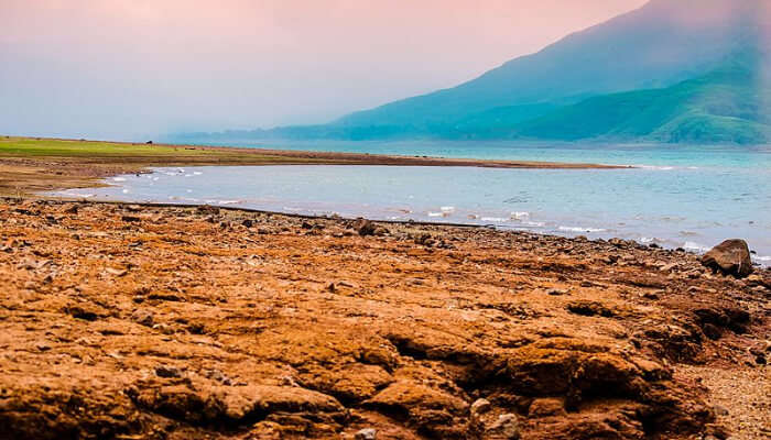 Lake and Rock Bed