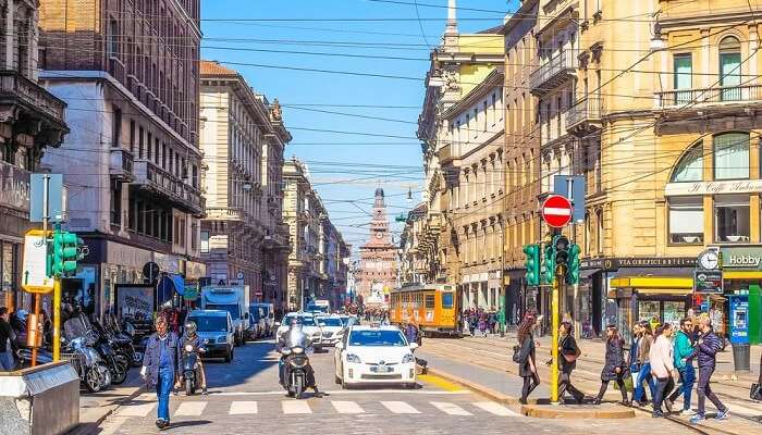 Via Torino in milan