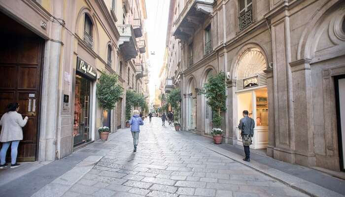 Via della Spiga in milan