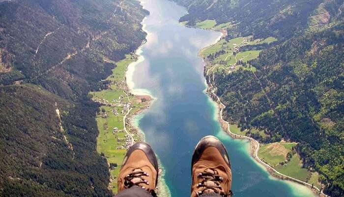 Weissensee lake austria