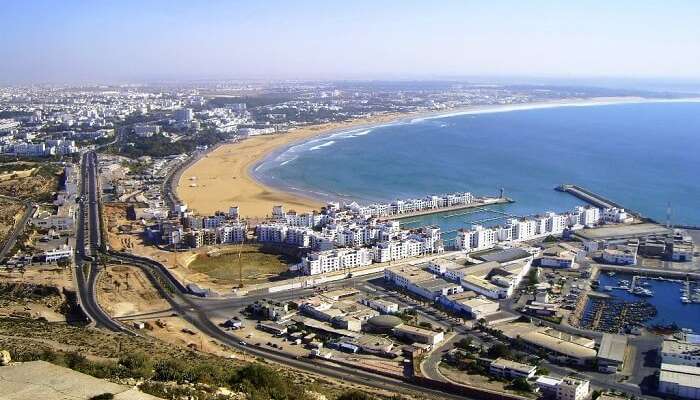 Agadir Beach in Morocco