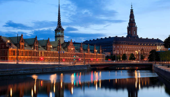 the gorgeous Christiansborg Palace