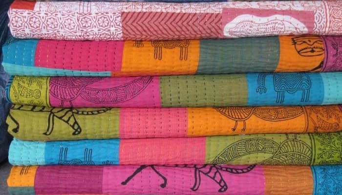 the revival of local crafts like block printing, patchwork
