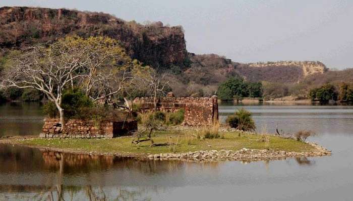 the largest lake in the Ranthambore Wildlife Reserve