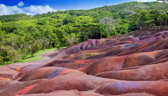 Chamarel Coloured Earth in Mauritius