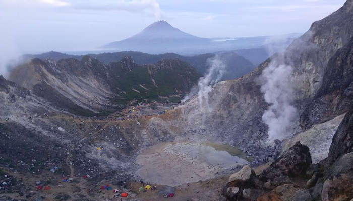Sibyayak volcano