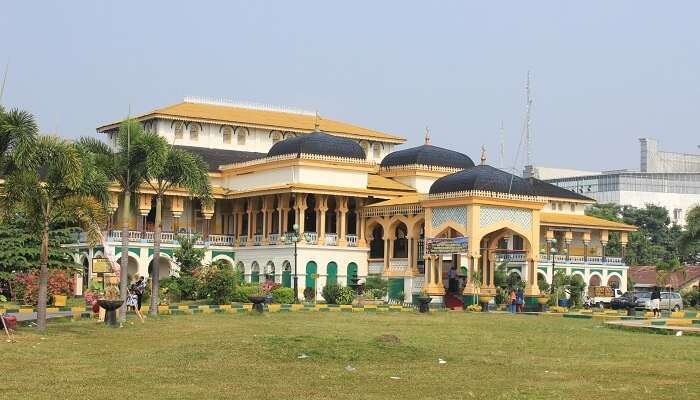 Meda city in Sumatra