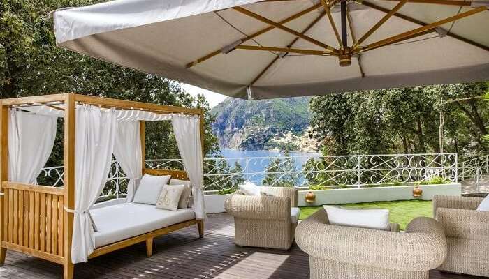 gorgeous view of nature from sant' andrea hotel