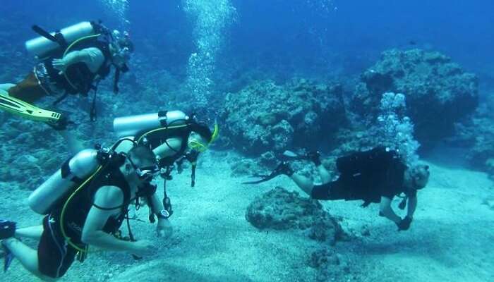 Diving at Mauritius east coast
