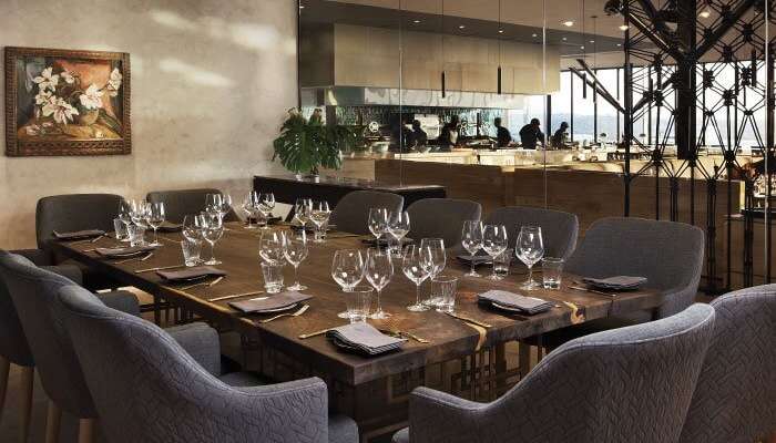 specialises in local and contemporary food