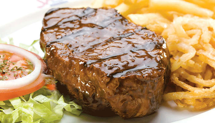 super tasty burgers, ribs and steaks