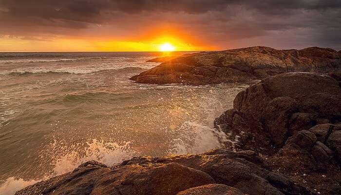 Sunsetat Bentota Beach