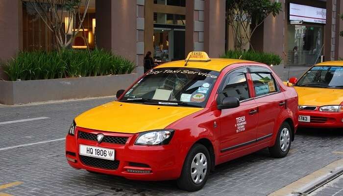 hire a cab to take a tour