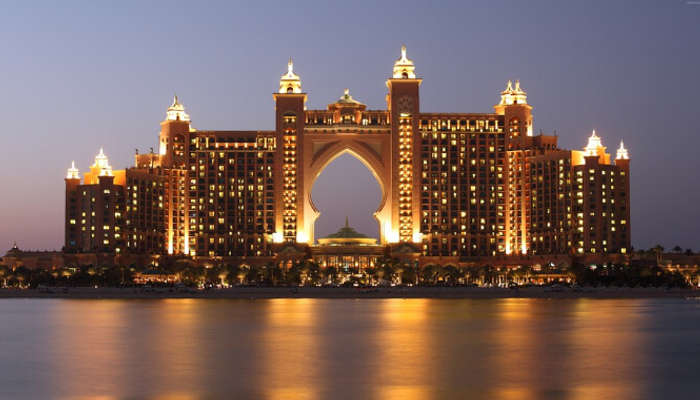 The Atlantis Palm Hotel in Dubai