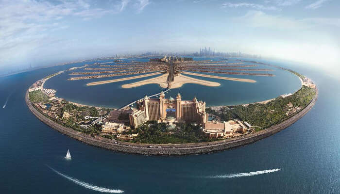 The Palm Islands in Dubai