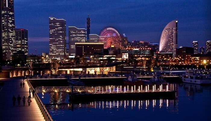 Yokohama at night