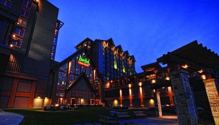 Casino Resort view at night