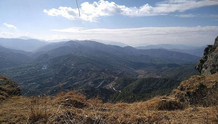 view from above in Mukteshwar