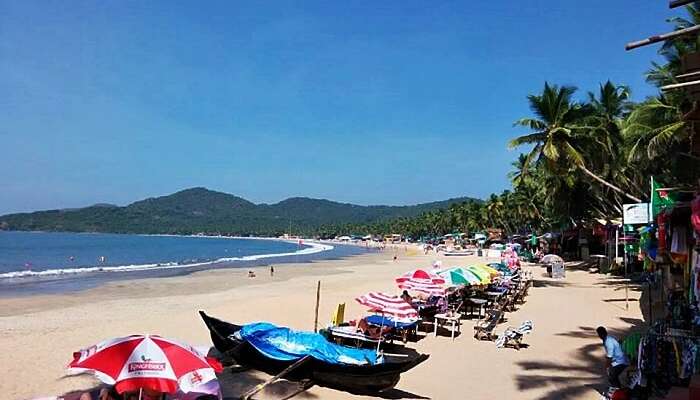 boats on palolem