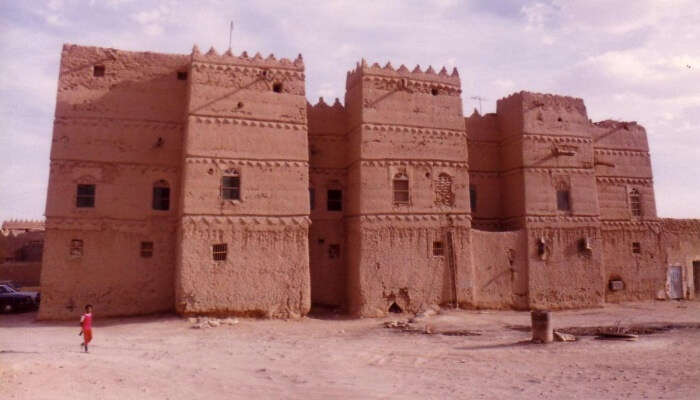 ancient fort in a desert