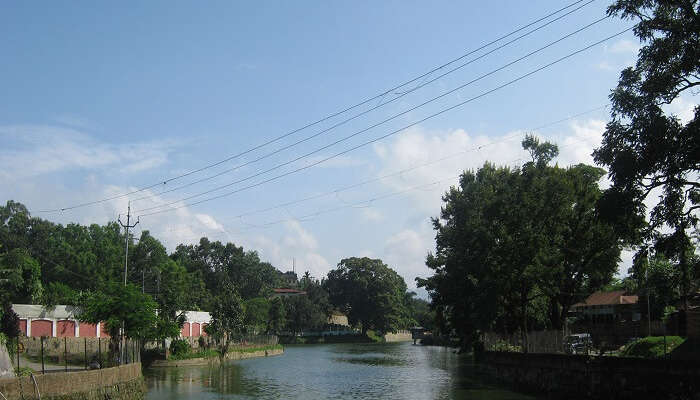 view of haflong lake in haflong town