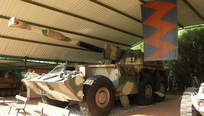 South African National Museum of Military History in Johannesburg Africa