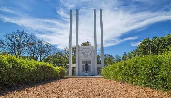 French War Memorial in Pondicherry