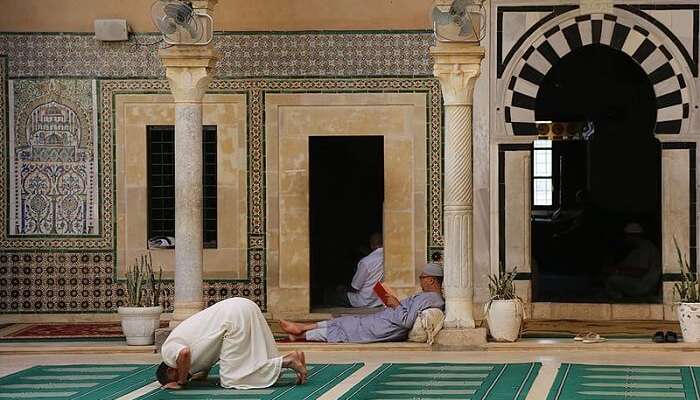 prayer at mosque