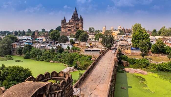 city view of Orchha