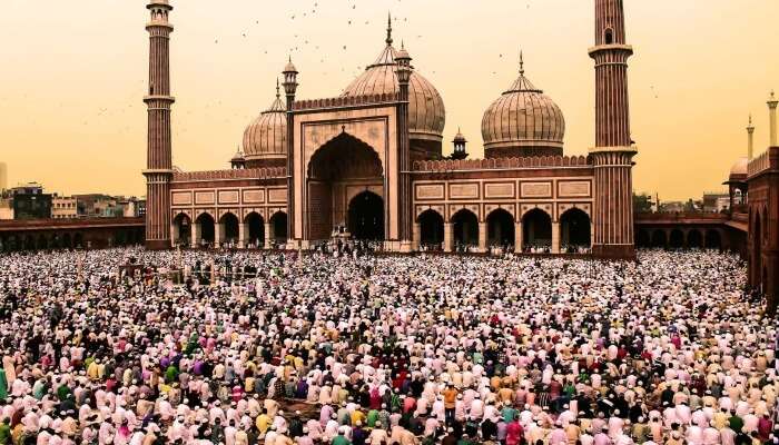 Friday prayers at Jama Masjid