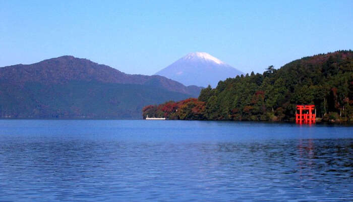 Picturesque Lake and Mountains