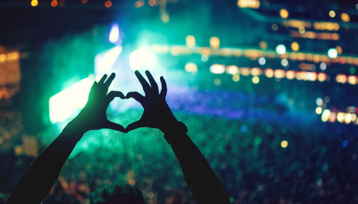 minios muzikos koncerte