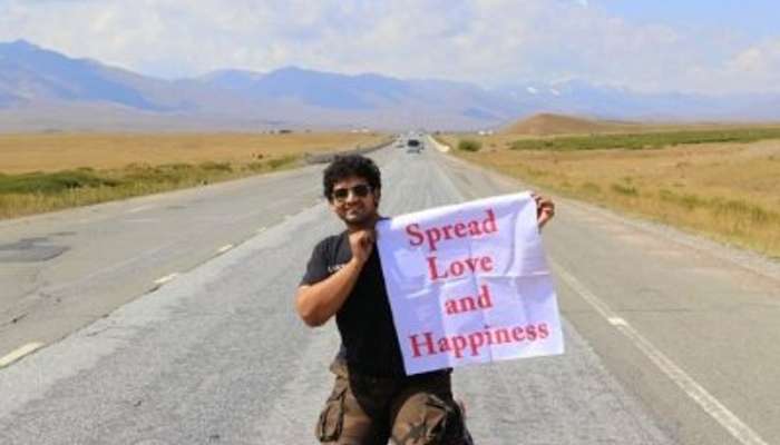 labhanshu sharma traveling for peace cover