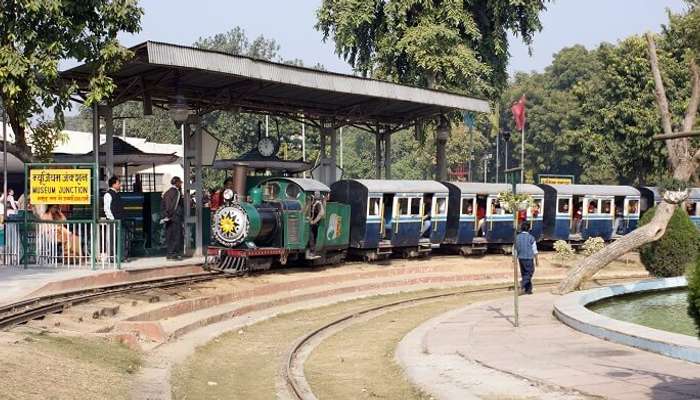 Enjoy A Toy Train Ride