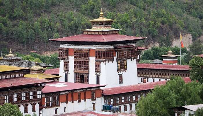 magnificent Hindu temple in Bhutan