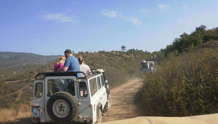 People On Jeep Safari 