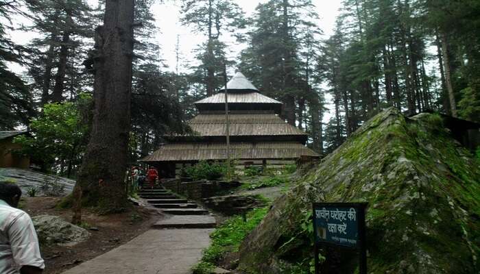Hadimba Temple is famous temple in manali