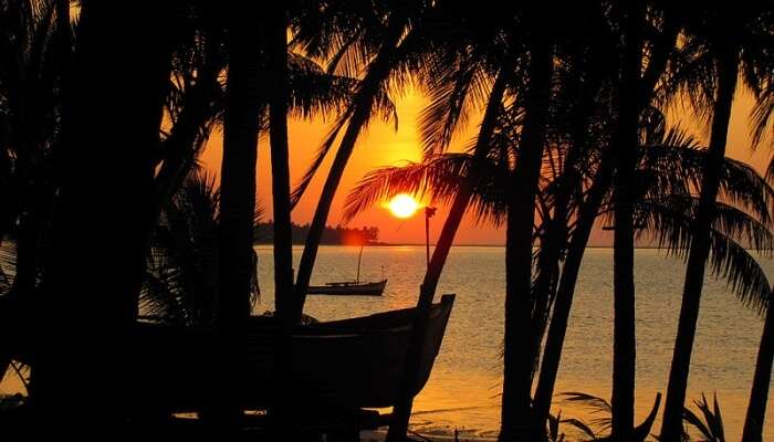 Sunset at island, Lakshadweep