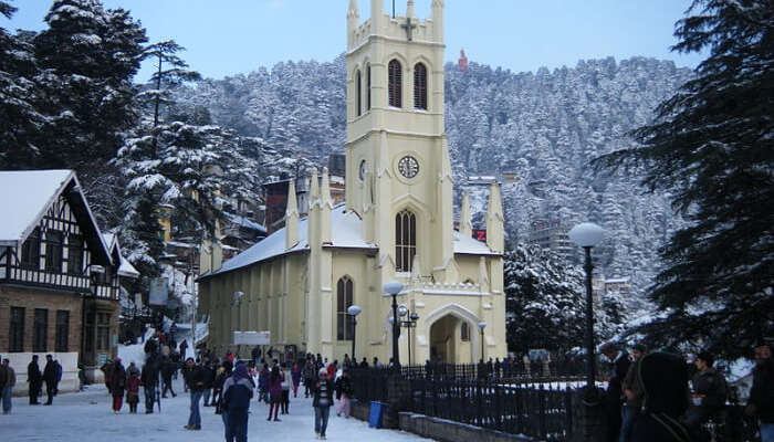 Winters View of Shimla