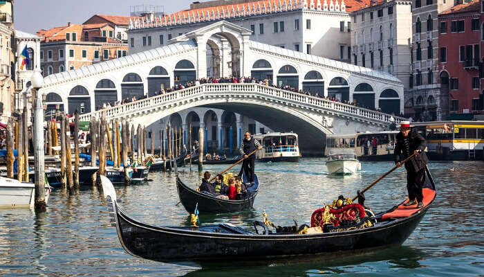 Beautiful Sight of Gondola in Venice