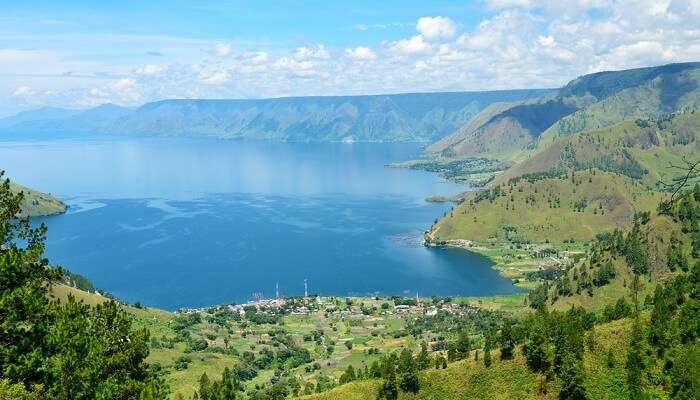 Lake Toba in North Sumatra Bali