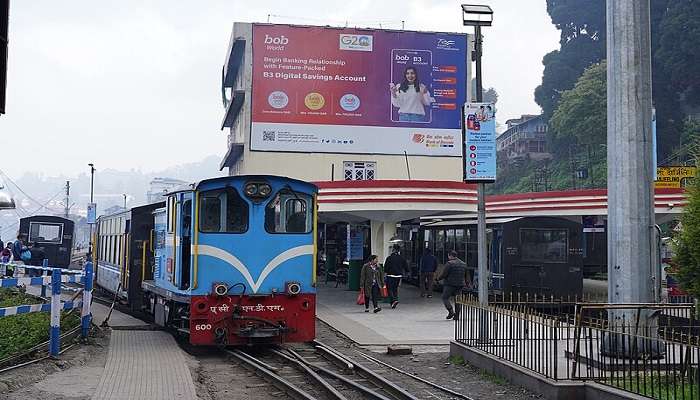 Go for a train ride in Darjeeling 