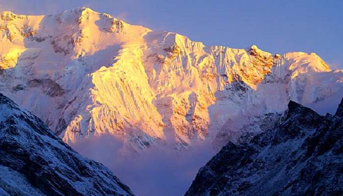 A glorious view of Goechala Pass