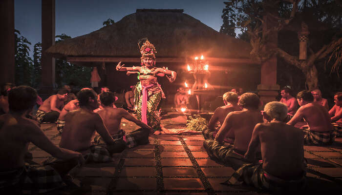 Kecak dance at amphitheater